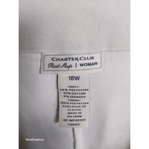 Charter Club Blue Striped Seersucker Skort with Comfort Waist Sz 18W $64.50 - Picture 7 of 8